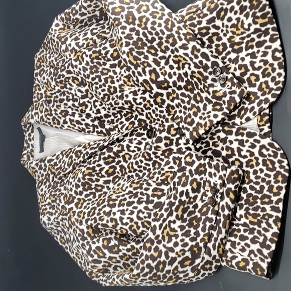 NEW J.Crew Blazer XS Jacket in Snowcat Leopard Print - Picture 6 of 11